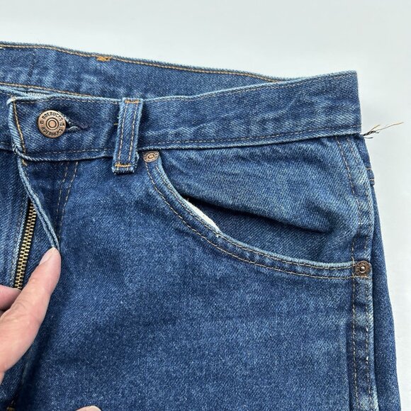 Vintage Sears Genuine Roebucks mens denim jeans size 33x32 (30x32) 50124 - Picture 8 of 16